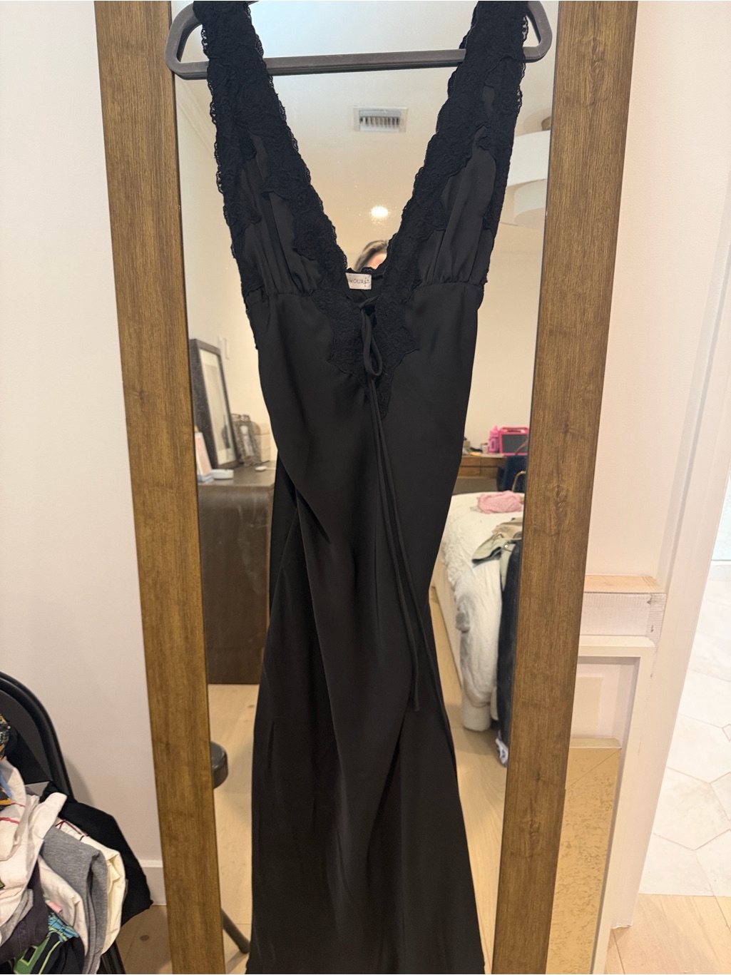 Rumored Venice Silk Maxi Dress Sz L — image 2 of 6